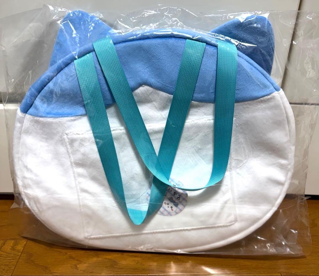 新品・未開封】ちいかわ ハチワレ おかおBIGボストンバッグ＆お顔マイ