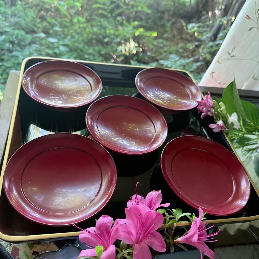 2168様感謝‼️愛蔵品渾身のJAPAN WAJIMA 輪島 塗師特製在銘椿