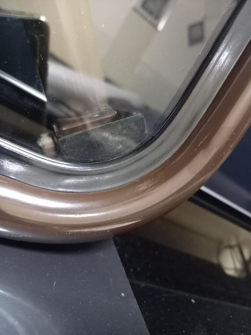 レア　1980s　ポストモダン　ボール脚　チョコレート　メタル　ガラス　テーブル