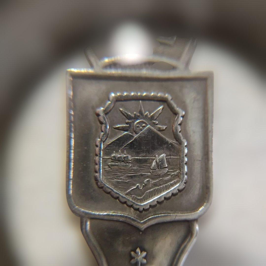 STERLING。銀製。シルバー製。スプーン。ノルウェー製。約9.4g。中古品。