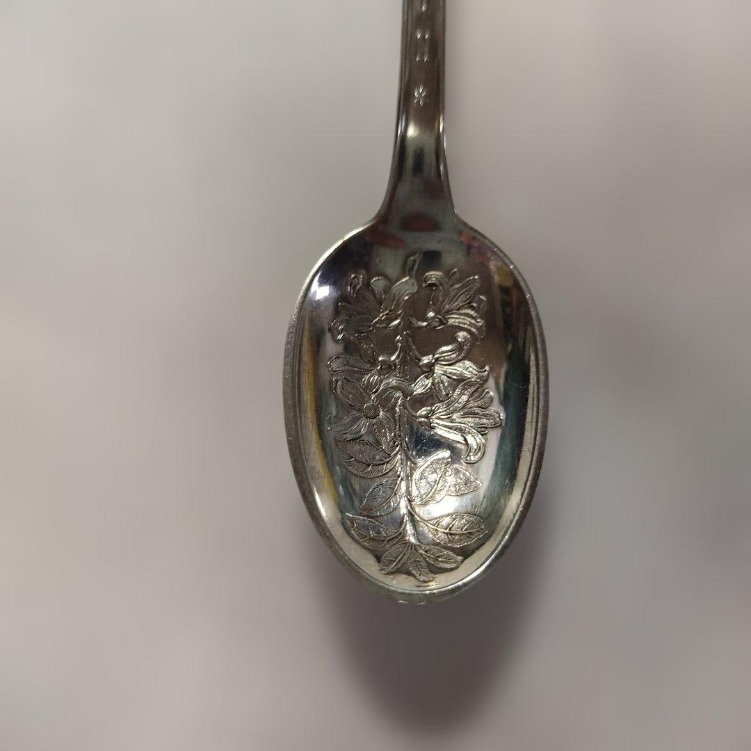 STERLING。銀製。シルバー製。スプーン。ノルウェー製。約9.4g。中古品。