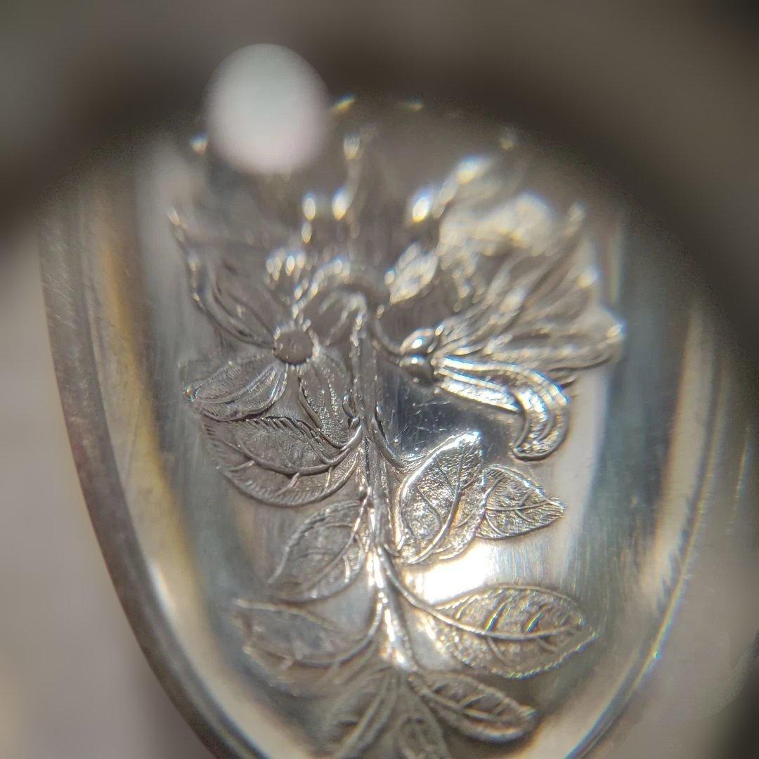 STERLING。銀製。シルバー製。スプーン。ノルウェー製。約9.4g。中古品。