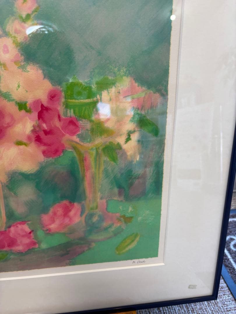 ミッシェルグール作『スプリングフラワー』リトグラフ パリ生まれ