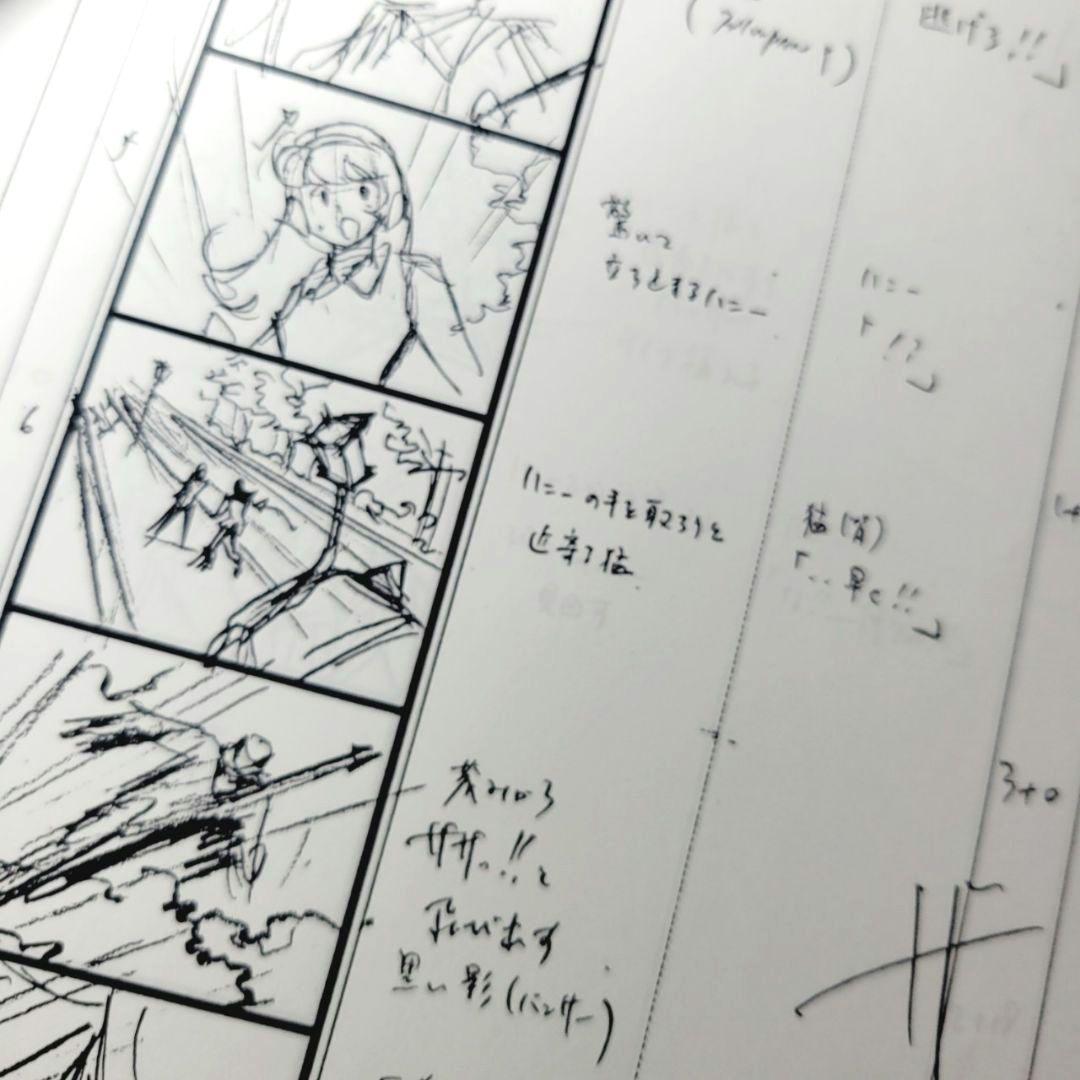 キューティーハニーF 第1話 Aパート 絵コンテ 東映動画株式会社