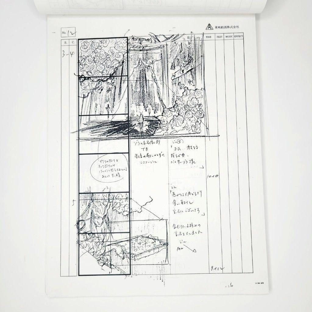 キューティーハニーF 第1話 Aパート 絵コンテ 東映動画株式会社