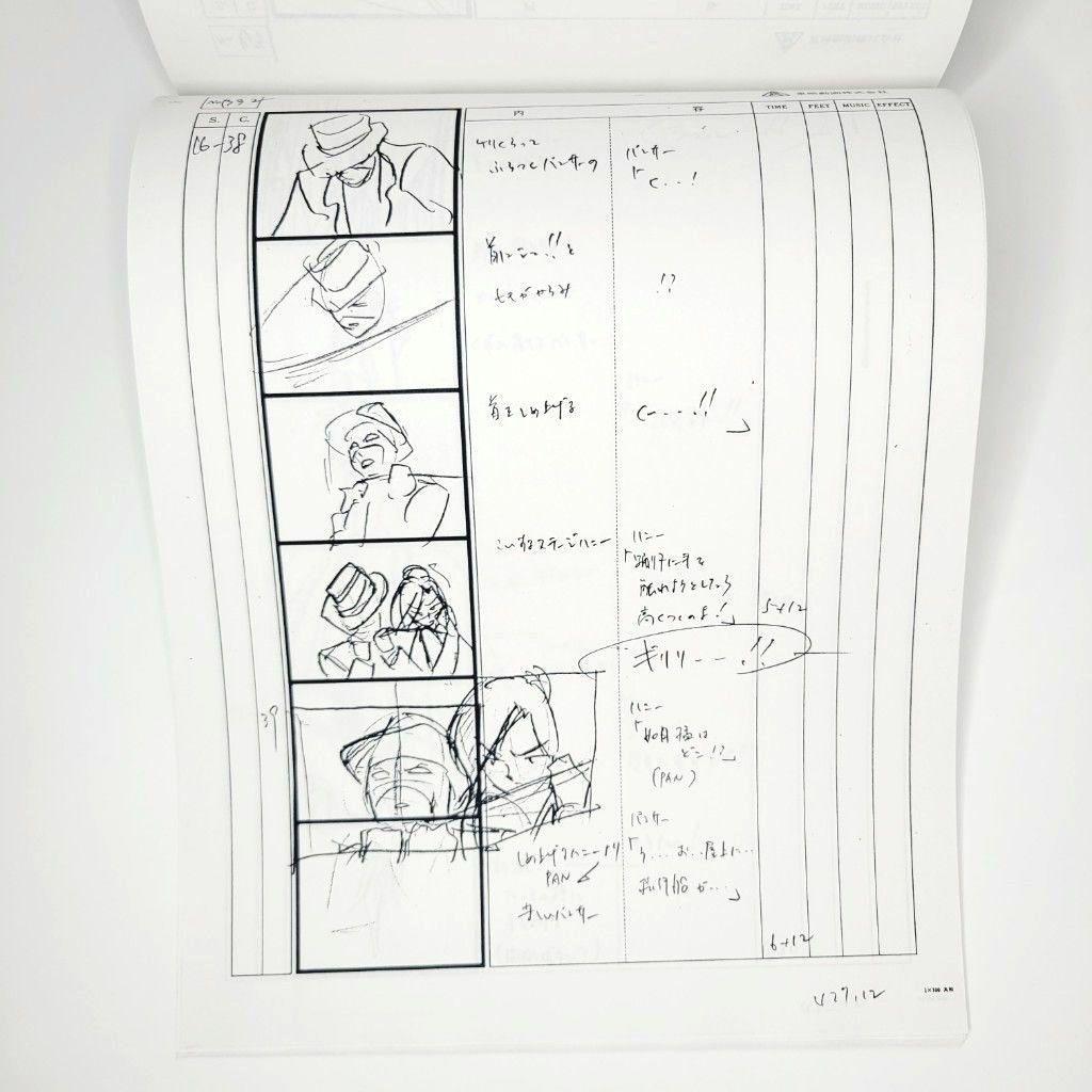 キューティーハニーF 第1話 Aパート 絵コンテ 東映動画株式会社