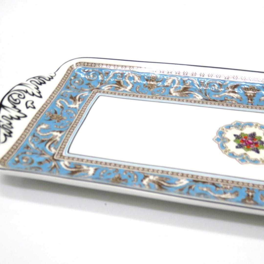  ウェッジウッド フロレンティーン ターコイズ サンドイッチ皿