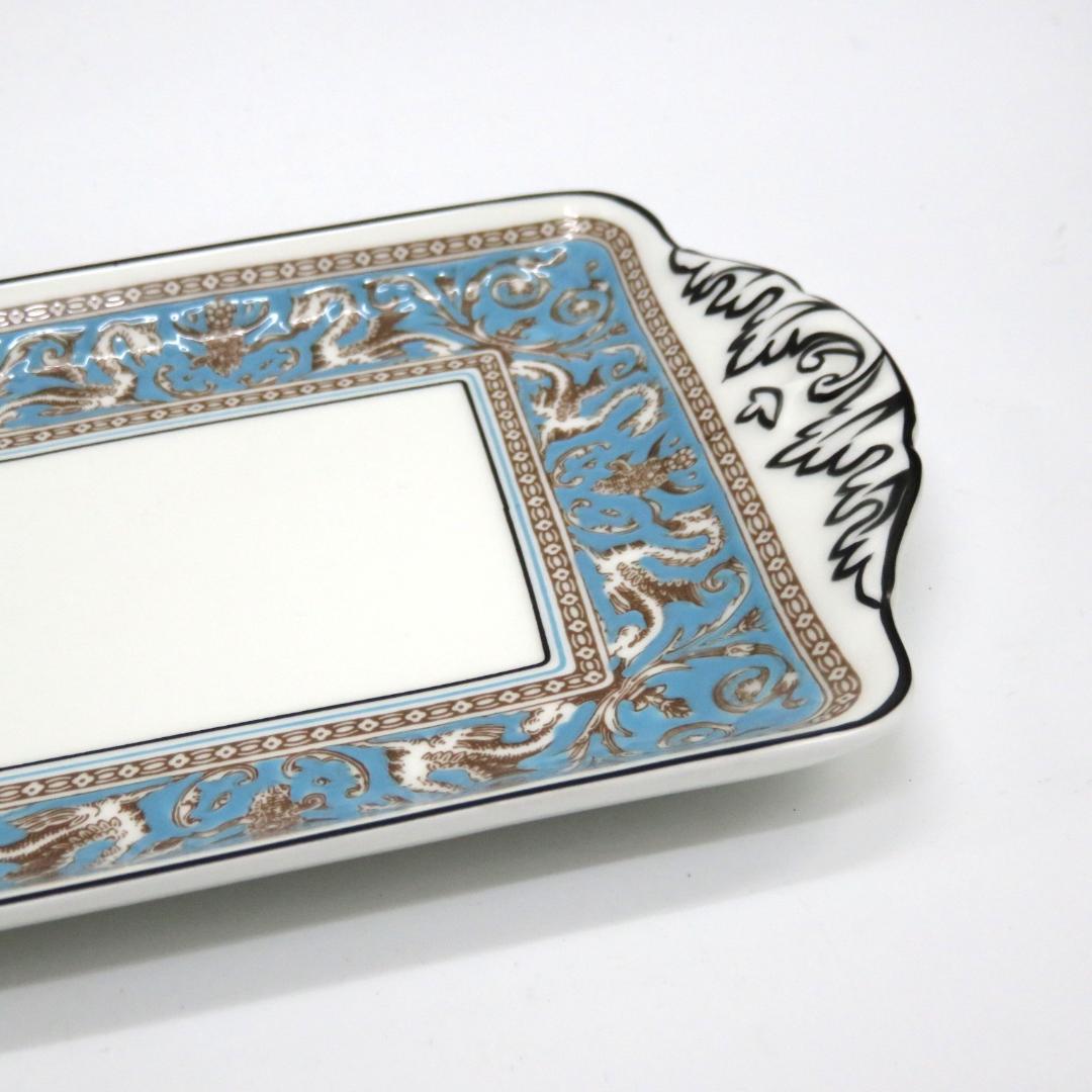  ウェッジウッド フロレンティーン ターコイズ サンドイッチ皿