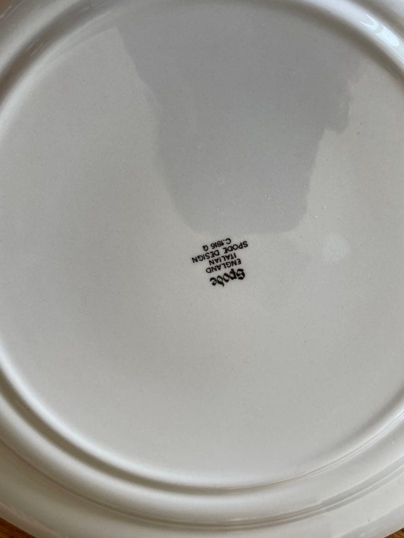 【8枚セット】美品！Spode Blue Italian 青白い風景画 大皿