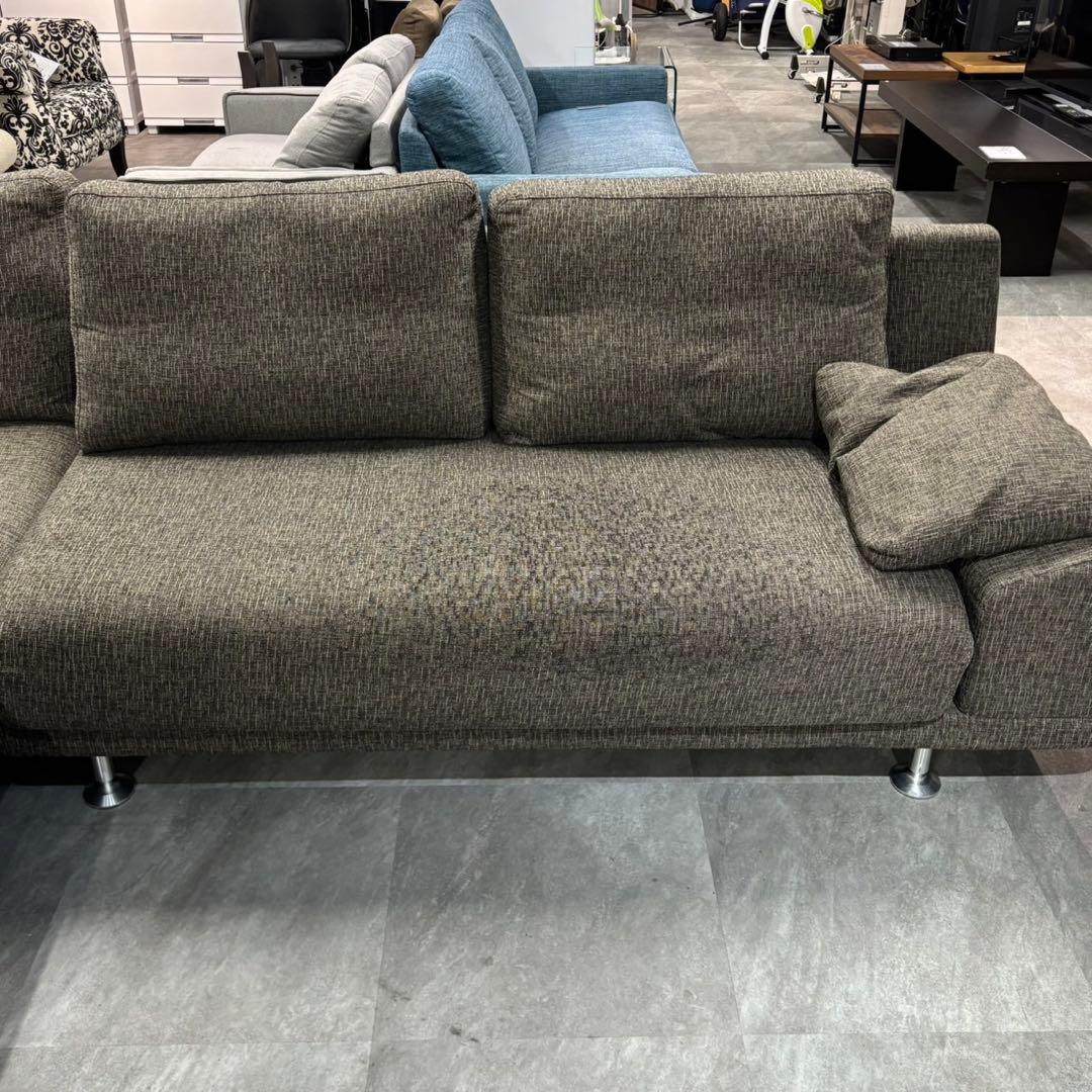 札幌限定 高級カウチソファ グレー ファブリック ボーコンセプト C30