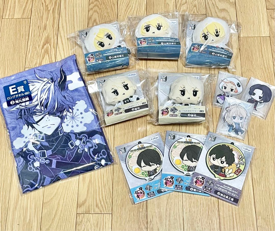 刀剣乱舞 ぬーどるストッパーの陣 「其の四＆其の五」三日月ラストワン賞箱付き