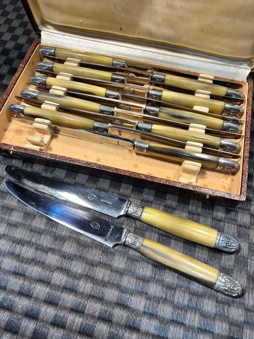 フランス製アンティークカトラリー（ナイフ）1ダースセット