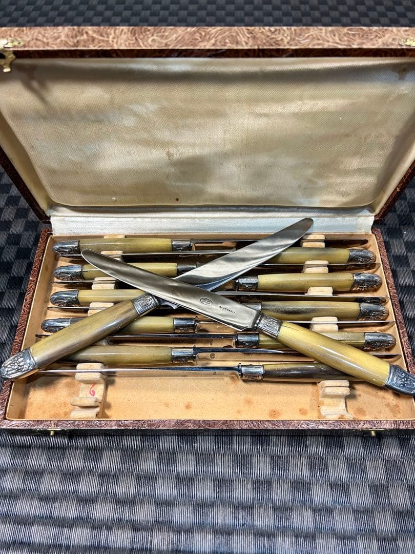 フランス製アンティークカトラリー（ナイフ）1ダースセット