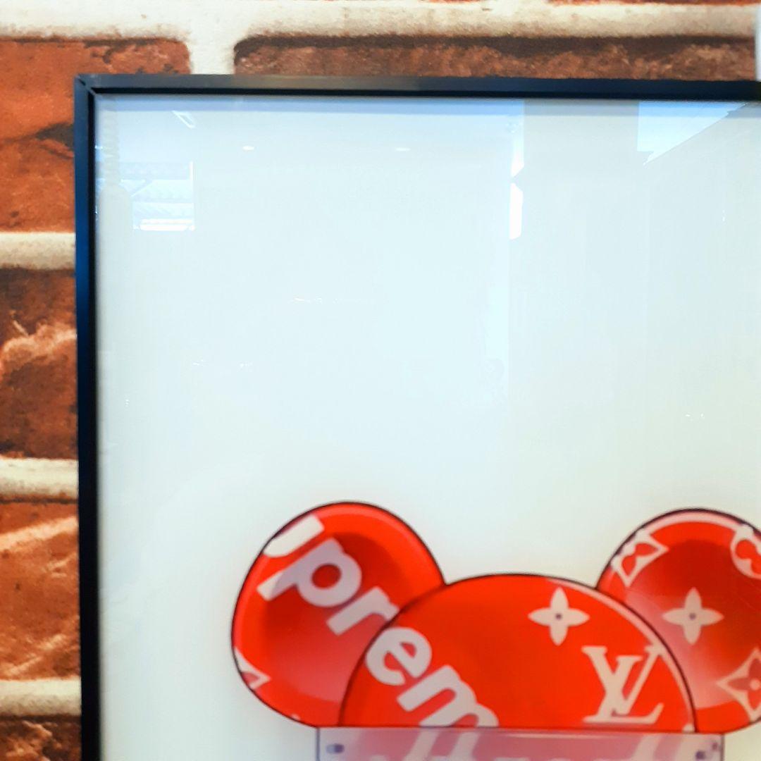 特殊ミラーアート ベアブリック Louis Vuitton Supreme - メルカリ