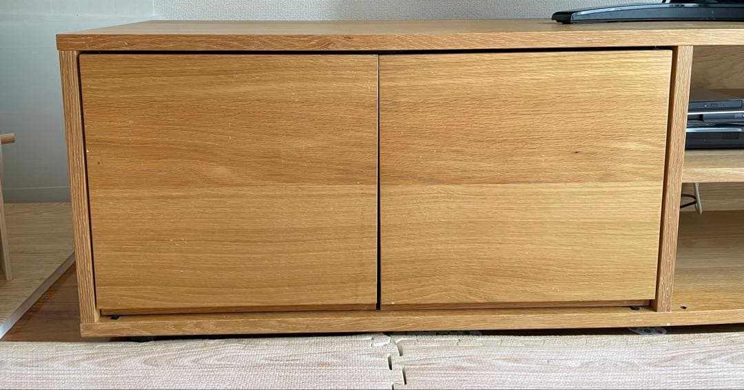 【廃盤商品】　無印良品　スタッキングキャビネット　オーク材