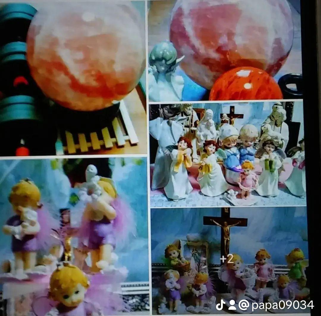 超綺麗＆超豪華.特大.水晶玉の置物.直径11センチ位.木製台座付きます