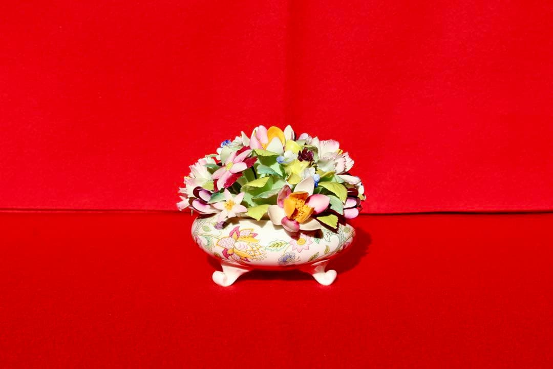 イギリス雑貨・かわいい陶磁器【MINTON ミントン　ハドンホール　陶花】