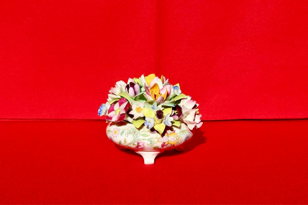 イギリス雑貨・かわいい陶磁器【MINTON ミントン　ハドンホール　陶花】