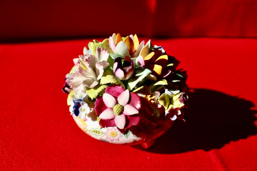 イギリス雑貨・かわいい陶磁器【MINTON ミントン　ハドンホール　陶花】