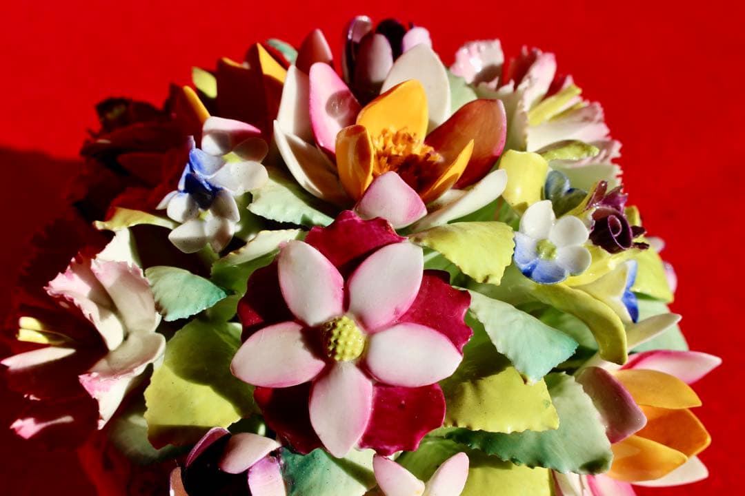 イギリス雑貨・かわいい陶磁器【MINTON ミントン　ハドンホール　陶花】