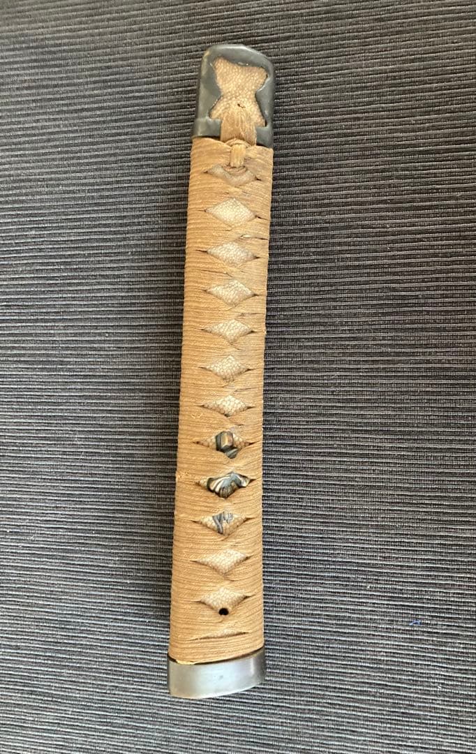 刀装具 大刀柄前 半太刀拵え 弓道具の図目貫 一重ハバキ 幕末