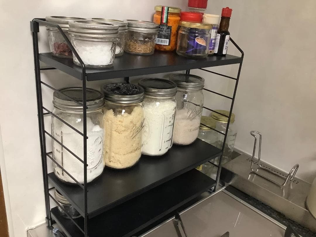 ☆３段調味料収納ラック　耐荷重＆安定感　多機能