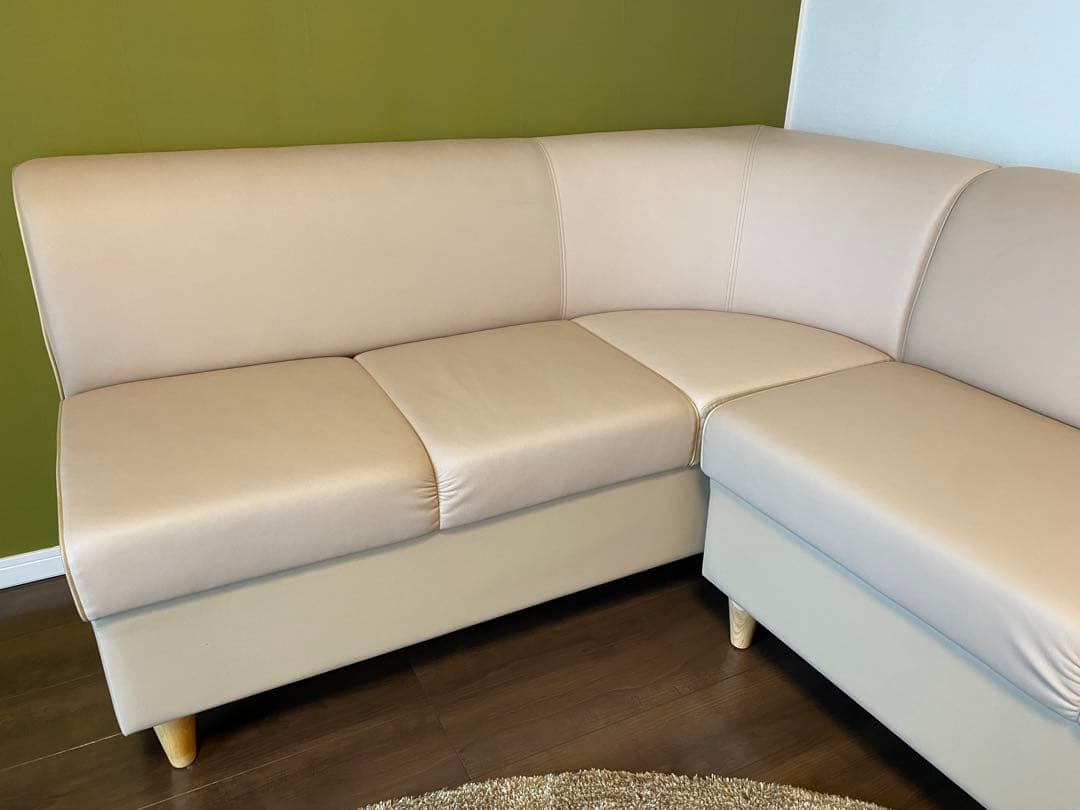 ほぼ未使用　コーナーソファ①