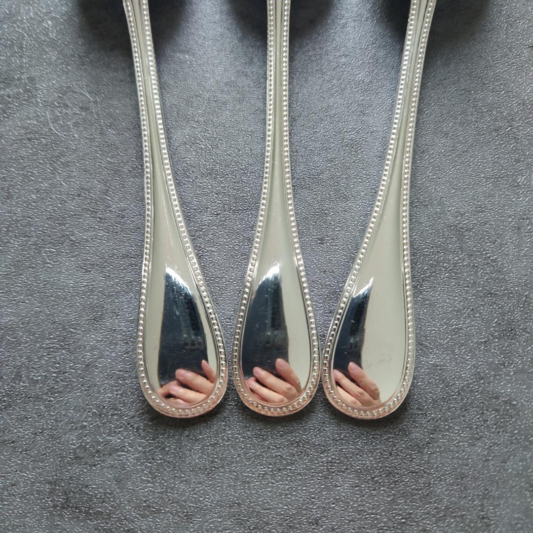 極希少 クリストフル パール ティースプーン 3点