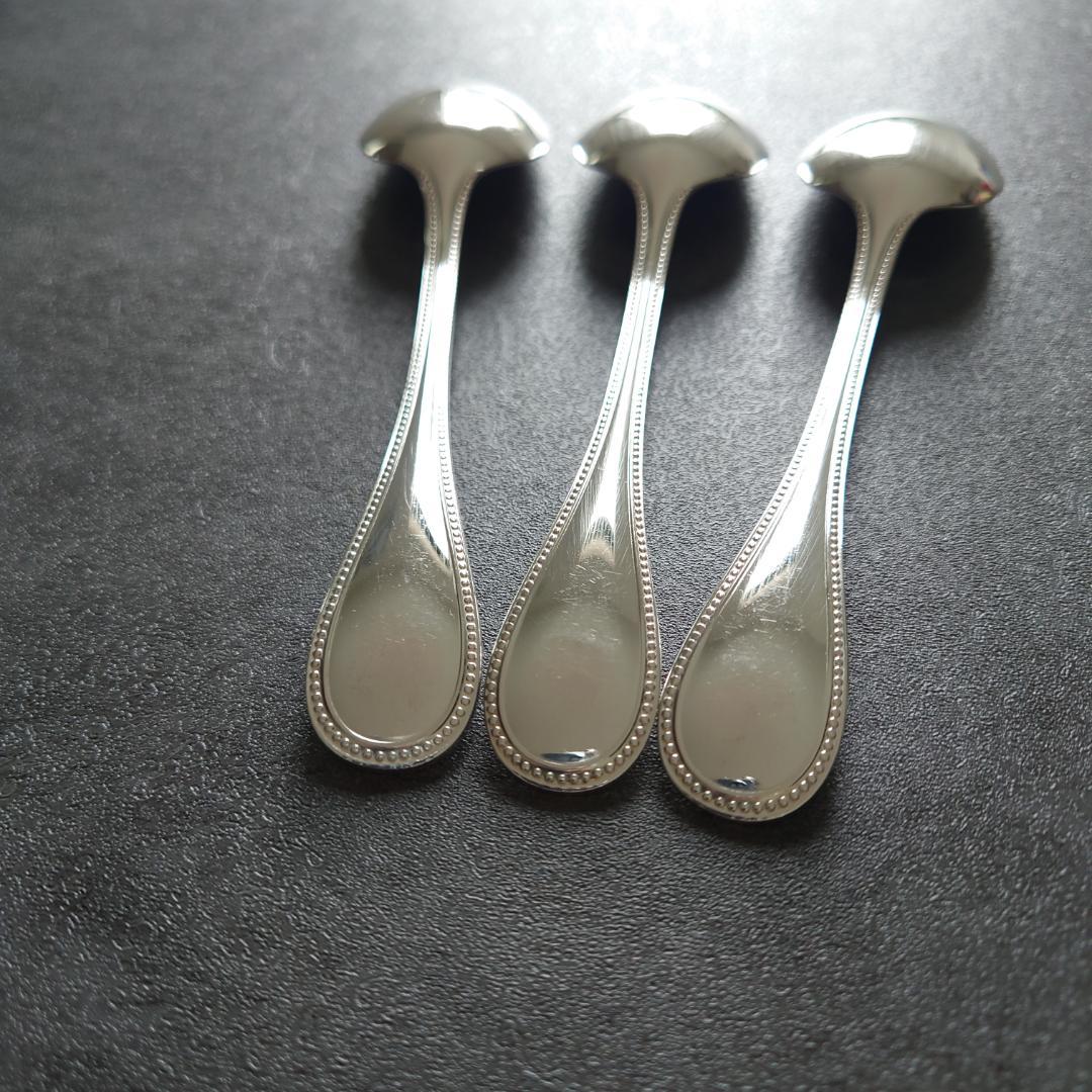極希少 クリストフル パール ティースプーン 3点