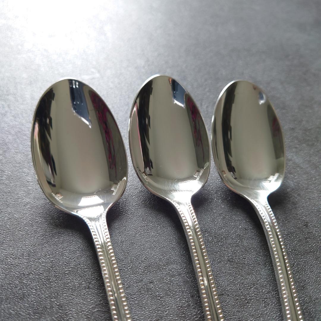 極希少 クリストフル パール ティースプーン 3点