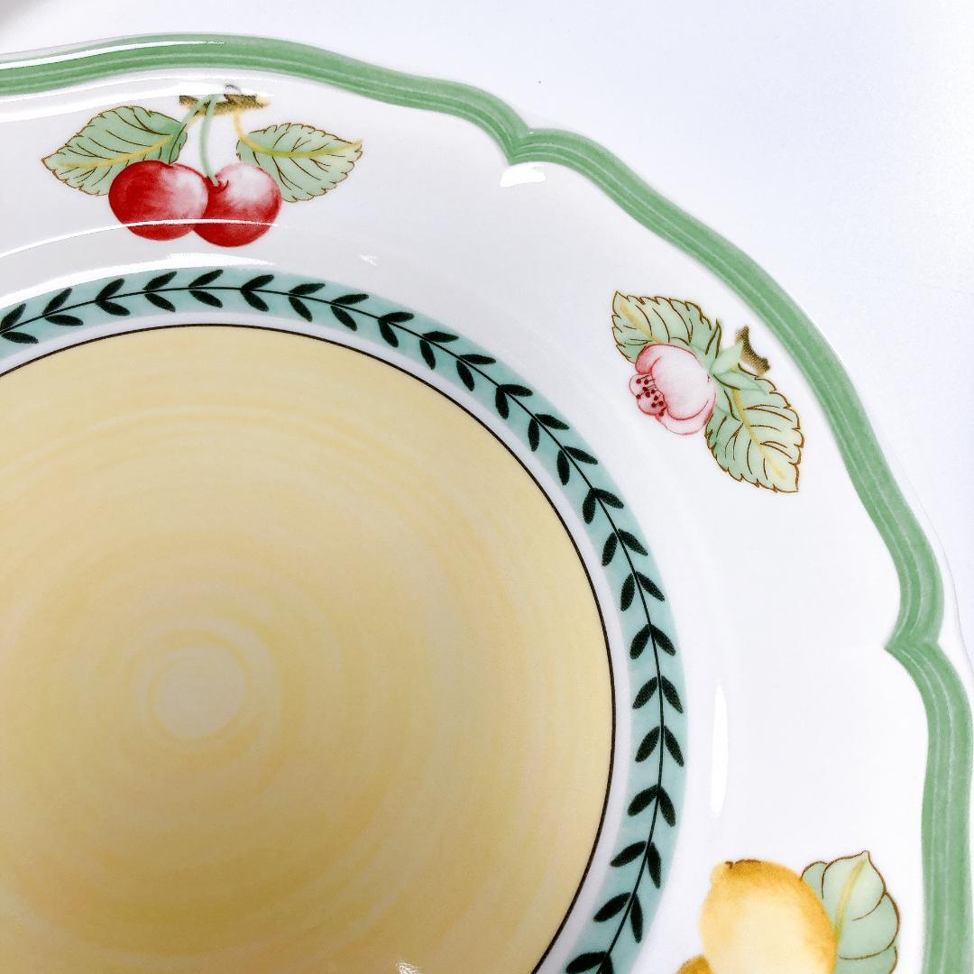 ビレロイ＆ボッホ フレンチガーデン 27㎝ プレート 4枚　|3823|