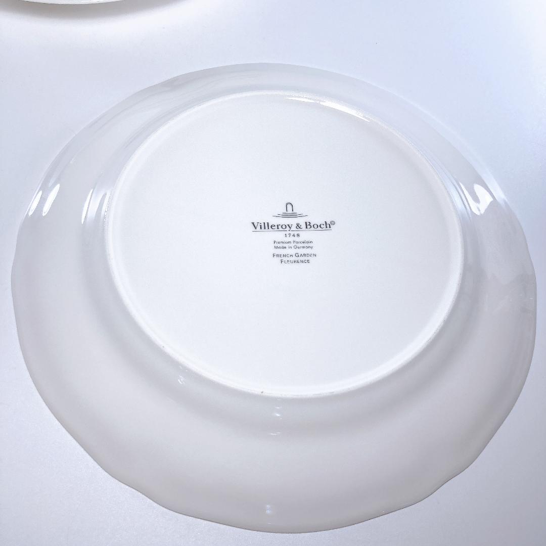 ビレロイ＆ボッホ フレンチガーデン 27㎝ プレート 4枚　|3823|