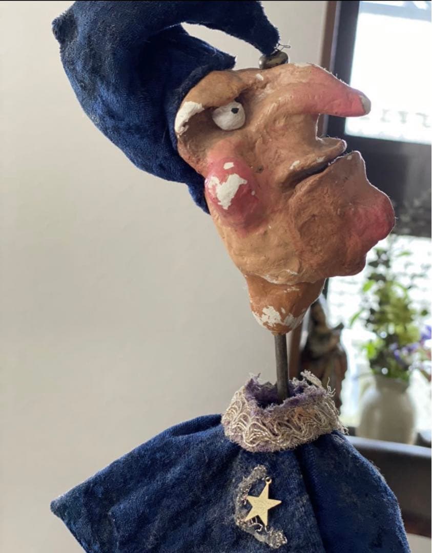 フランス　アンティーク　ピエロ　オブジェ　什器