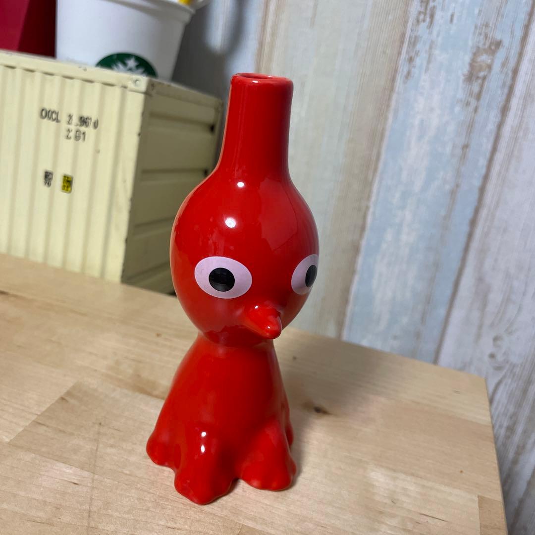 赤ピクミン フラワーベース一 輪挿し 花瓶 PIKMIN ニンテンドー 任天堂