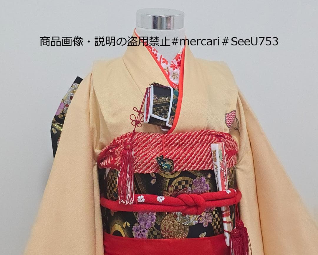 七五三　7歳　着物　セット　女の子 *c36