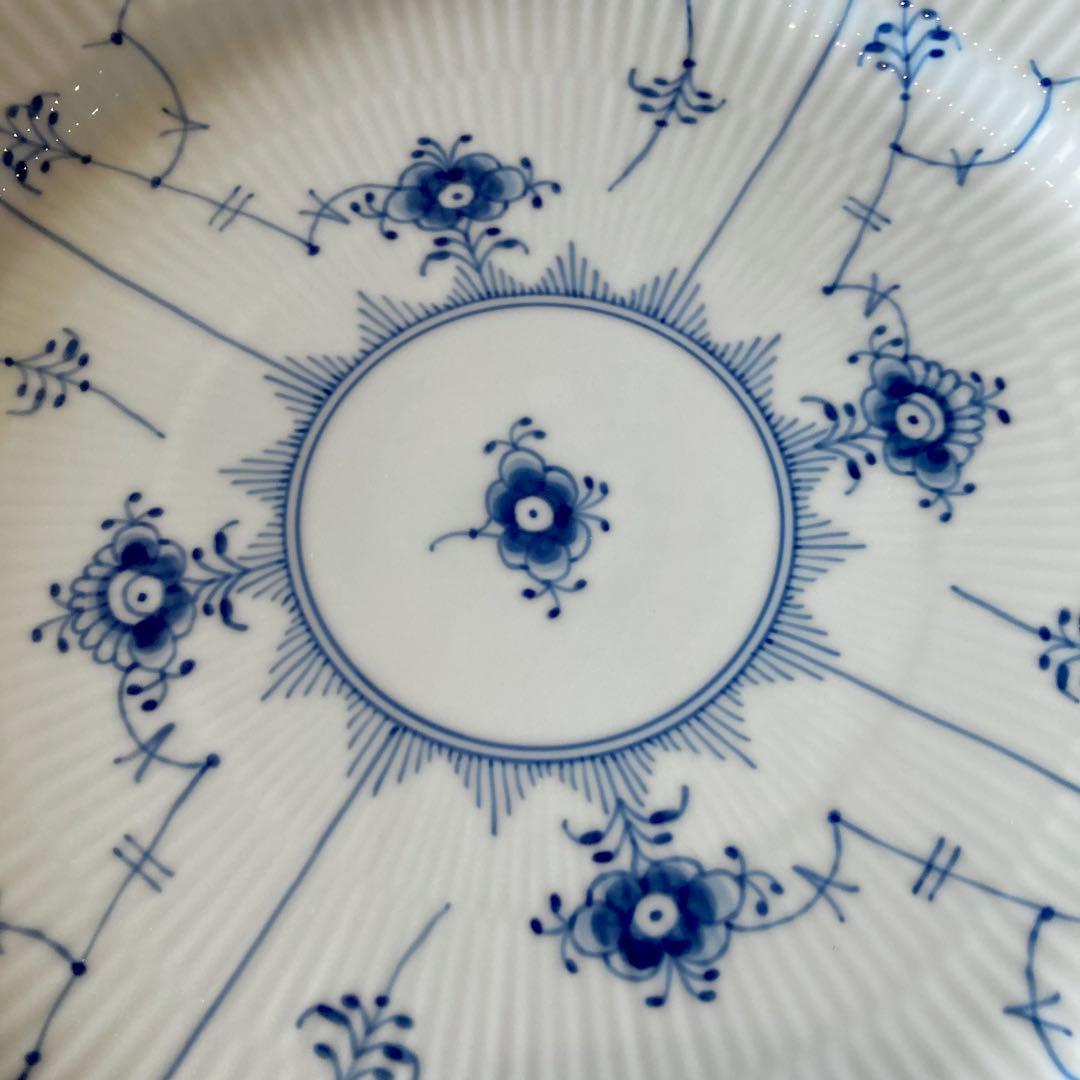 ロイヤルコペンハーゲン ブルーフルーテッド 大皿 27cm 1級品 未使用