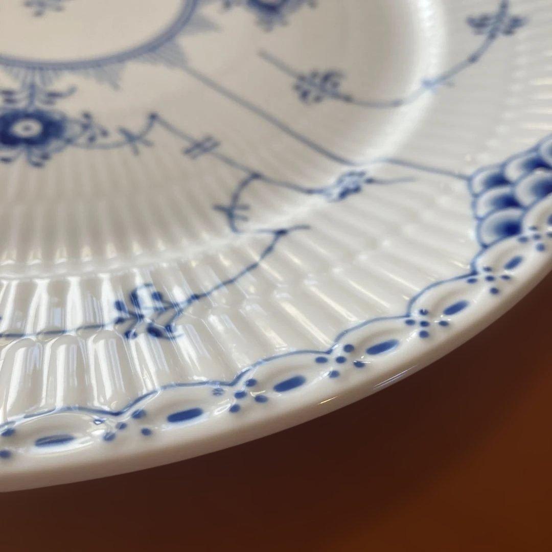ロイヤルコペンハーゲン ブルーフルーテッド 大皿 27cm 1級品 未使用