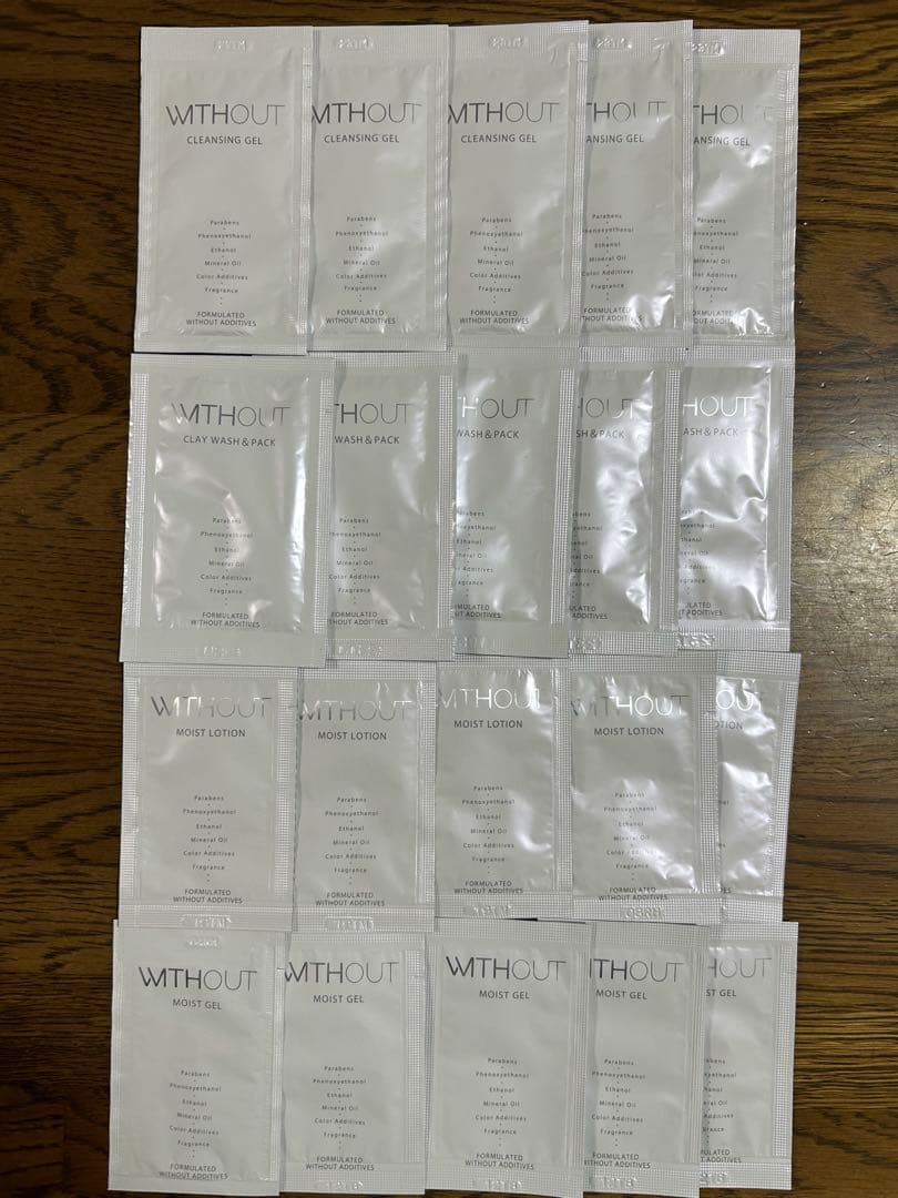 WITHOUT モイストローション 120mL & モイストゲル30g★新品★