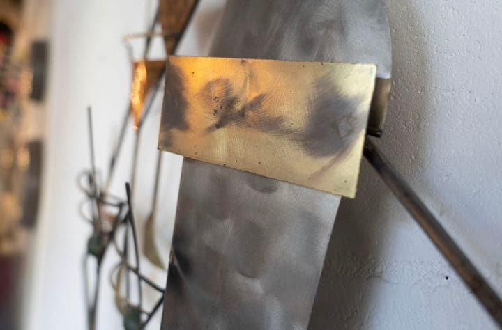 アメリカ　ビンテージ　ウォールスカルプチャー　アート　壁掛け　オブジェ