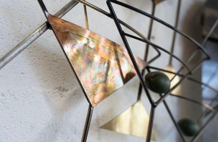 アメリカ　ビンテージ　ウォールスカルプチャー　アート　壁掛け　オブジェ