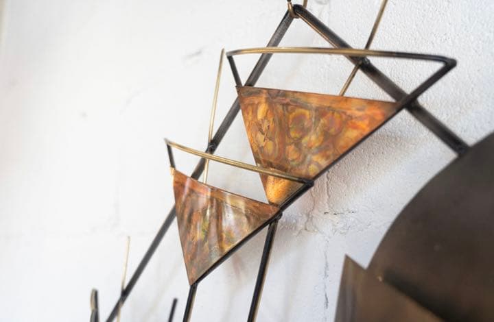 アメリカ　ビンテージ　ウォールスカルプチャー　アート　壁掛け　オブジェ