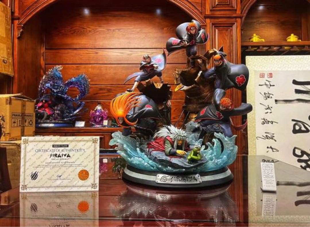 NARUTO ナルト自来也 綱手 ガレージキット ガレキ スタチュー ①