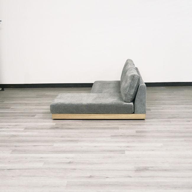 北欧風ローソファ 3人掛け ファブリック 2人掛け カウチソファ（1236