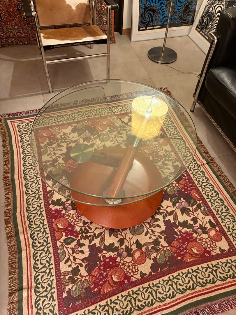 Ronald Schmitt ロナルドシュミット ガラステーブル　もも