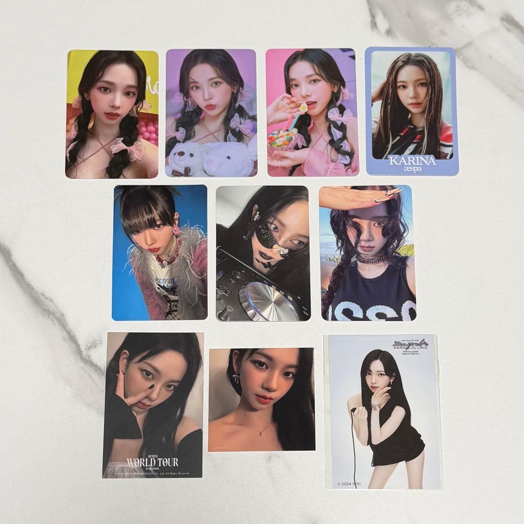 aespa KARINA カリナ トレカ ステッカー - メルカリ