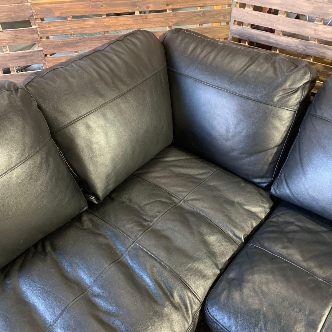 Jun M H750\" NITORI 本革 コーナーソファ Sステイツ