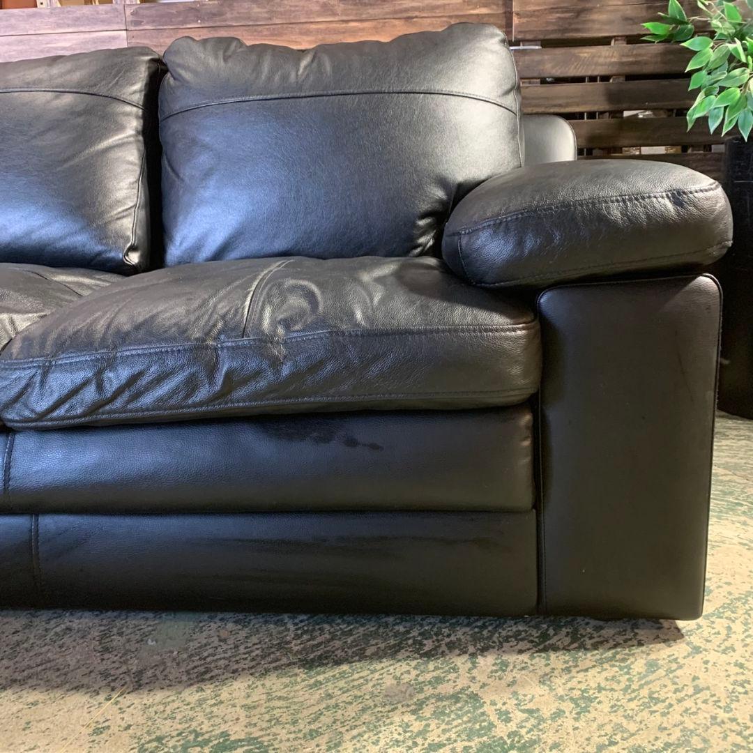 Jun M H750\" NITORI 本革 コーナーソファ Sステイツ