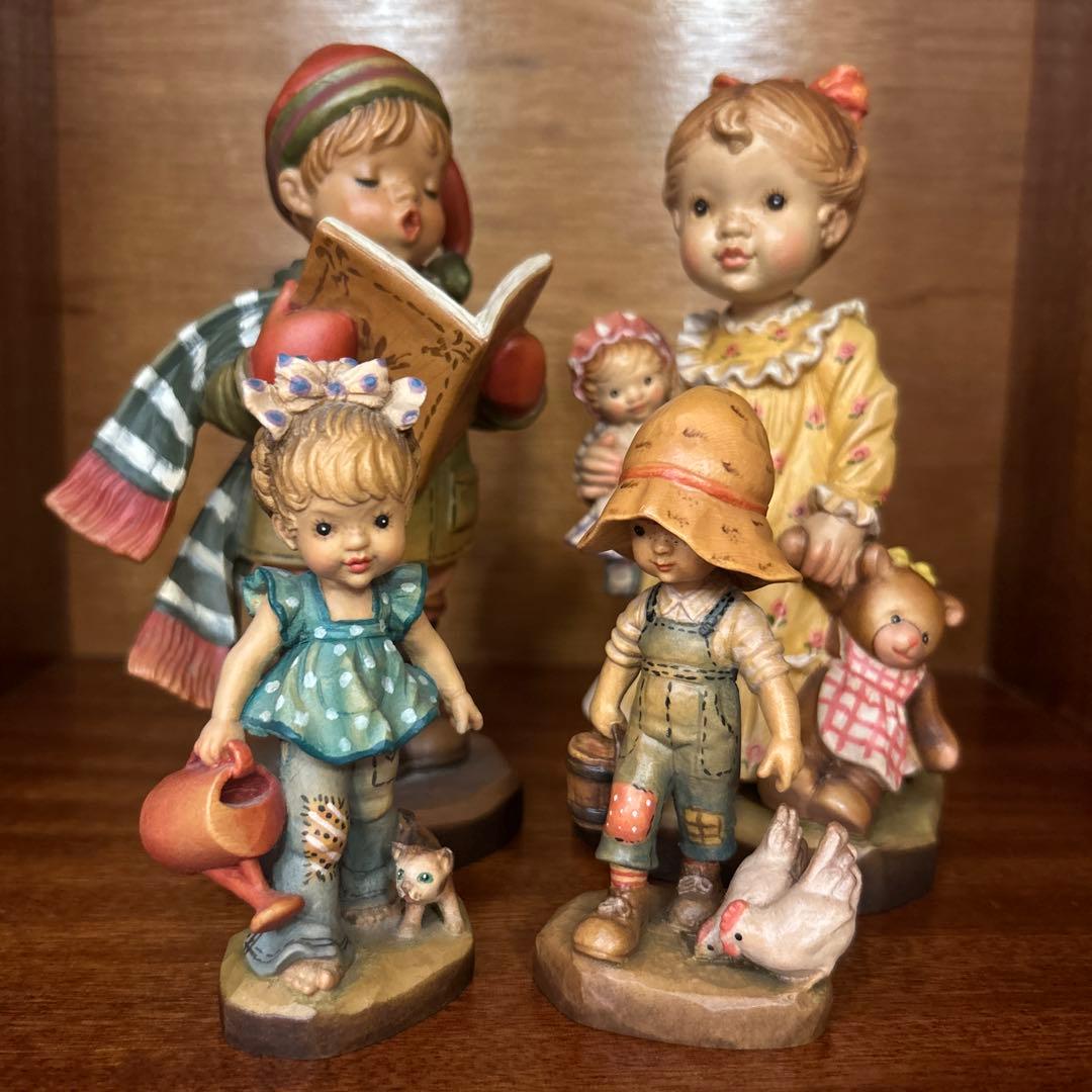 ご成約済【Morning Chores他】　アンリ人形　4点サラ・ケイ　ANRI