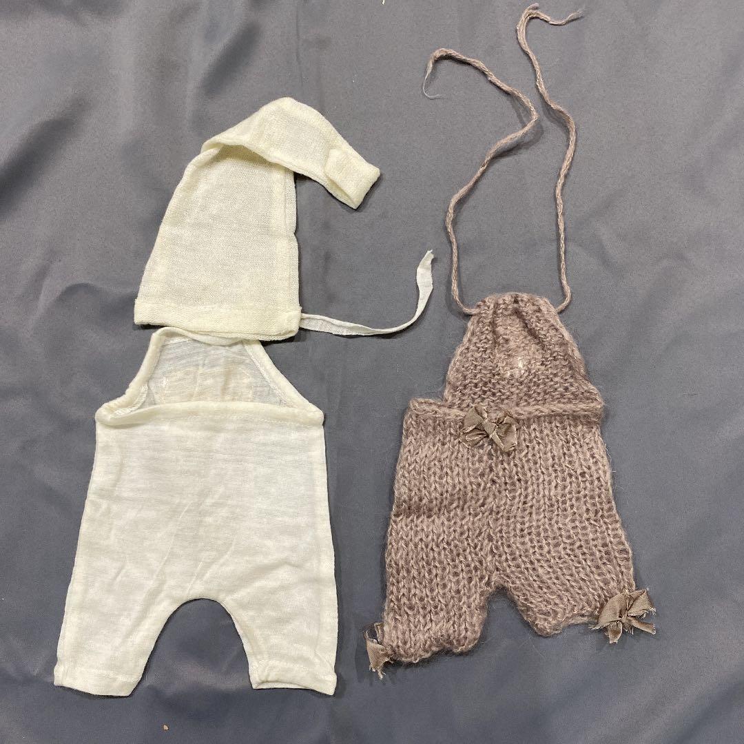 ハンドメイド ニューボーンフォト ガール ロンパース セット