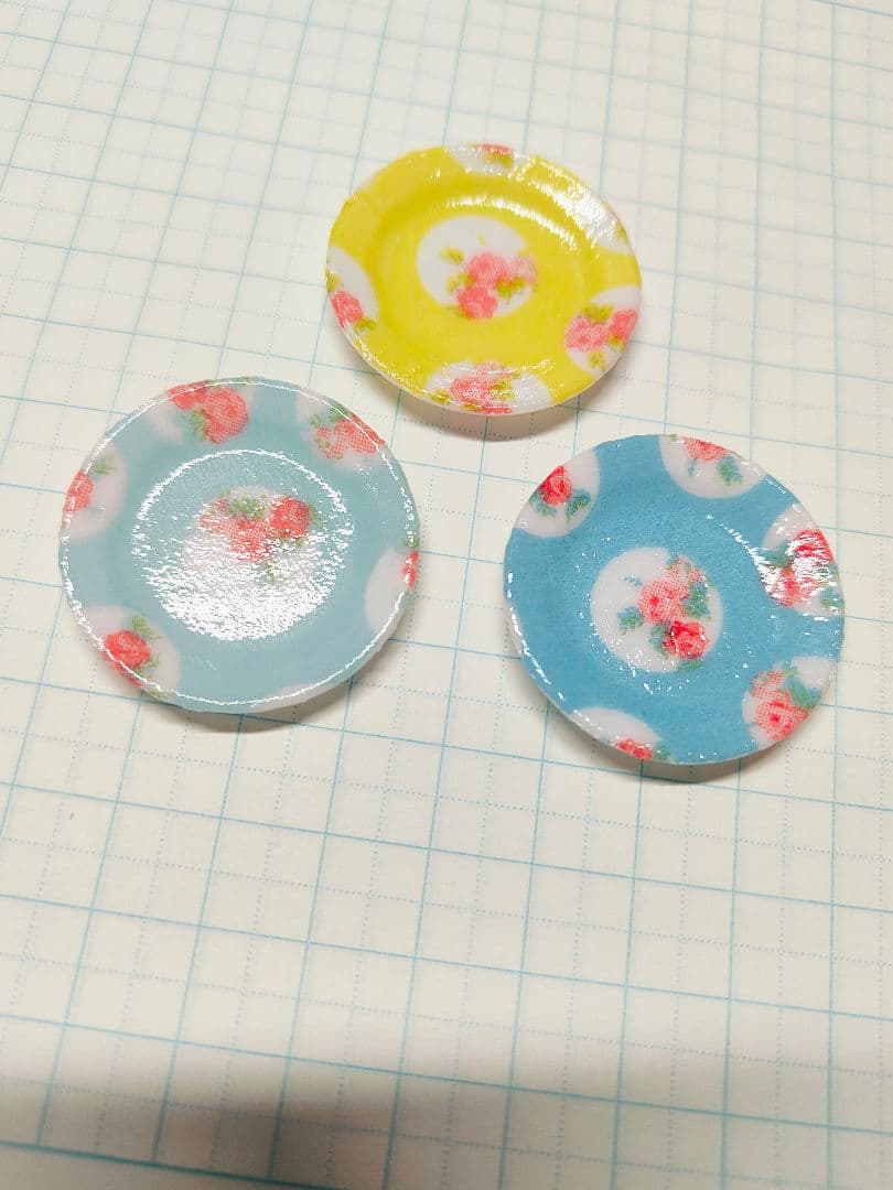 水色にゃん　ミニチュア